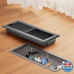 Hg Power 4X12" Metal Floor Register Vent Cover, Heavy Duty, W/ Screen, Pack. Fixed Price $66.59.