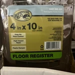 Hampton Bay Faux Wood 4" 10" Plastic Floor Register Mahogany Grain (2). Fixed Price $20.00.