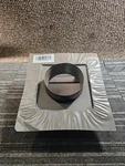 (qty 2)MASTER Flow GNV6BL 6" Goose Neck Vent Roof Cap In Black, Galvanized Steel. Fixed Price $44.10.