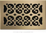 Decor Grates SPH610-A Scroll Floor Register 6X10 Antique Brass. Fixed Price $24.95.