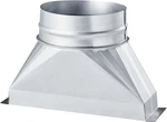 Vevor Duct Boot 3-1/4 X 10 6 Inch Galvanized Floor Register For Hvac Silver. Fixed Price $25.00.