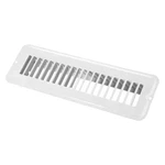 Jr Products 02-28925 2" X 10" White Metal Undampered Floor Register. Fixed Price $16.59.
