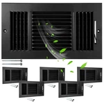 Wesiti 6 Pcs Vent Covers 10 X Inch Hvac Sidewall Air Ceiling Register Duct .... Fixed Price $70.10.