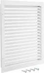 16X16 Aluminum Gable Wall Vent Louvered Screen Hvac Return Air Grille. Fixed Price $19.25.