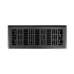 Hampton Bay Art Nouveau 4 In. X 12 Steel Floor Register Oil Rubbed Bronze. Fixed Price $16.99.