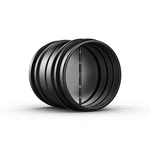 4" Backdraft Damper, One-way Airflow Ducting Insert With Spring-loaded Foldin.... Fixed Price $21.73.