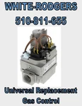 White Rodgers 36C74-913 Gas Valve Control 1/2" Ng 280K Btu 24V + Leads Kit. Fixed Price $645.95.