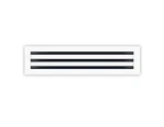 24X6 Modern Ac Vent Cover - Decorative White Air Standard Linear Slot Dif. Fixed Price $89.99.