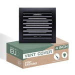 Vent Systems Inch Antracite Plastic Exterior 4'', 4" Anthracite/black. Fixed Price $30.99.