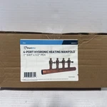 Shark Bite 4-PORT Hydronic Heating Manifold 1" Swt 1/2" Pex 25482Z. Fixed Price $49.77.