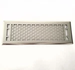 Accord Manhattan Floor Register- 4"X14" (duct Opening) Satin Nickel Parts. Fixed Price $15.23.