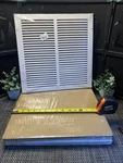 5 Vents! Bulk- Hart & Cooley 672M Steel Aluminum Return Air Grille 16 X. Fixed Price $65.00.