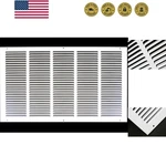 Steel Return Grilles - Sidewall And Ceiling Hvac Duct Cover 24"W X 16"H. Fixed Price $111.10.