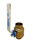 Nibco S-FP-600A-LF 2-1/2" Bronze Full Port Ball Valve, Solder, Lever (NJ998XE). Fixed Price $277.31.