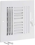 Ez-flo 6 X Inch (duct Opening) Air Vent Cover For Wall In., White. Fixed Price $10.66.