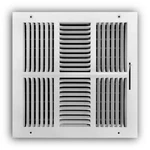 12X12" Everbilt 4-WAY Steel Wall/ceiling Register White Air Vent. Fixed Price $51.74.