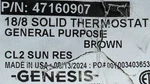 Southwire Genesis 4716 18/8C 18AWG Conductor Thermostat Cable Brown /50FT. Fixed Price $39.99.