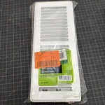 Everbilt Steel Construction 4" 12" Floor Register White Finish E150MW04X12 G1. Fixed Price $15.99.
