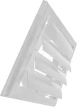 4 Inch White Dryer Vent Cover Outdoor Exhaust Cap With Louvers Easy Install. Fixed Price $24.99.