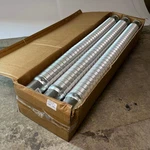 Amerivent (6 Pcs) Double Wall Flexible Pipe Sz 60 , Silver 4ADFC5. Fixed Price $873.60.