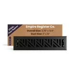 Empire Register Co, Steel Floor - 2X12 Inch, Abstract Design, Textured. Fixed Price $39.24.