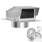Ltseame Stainless Steel 6INCH Roof Kit, Removable Vent, Bathroom Exhau. Fixed Price $79.37.