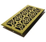Decor Grates SPH614 Scroll Floor Register, 6-INCH By 14-INCH, Brass. Fixed Price $34.99.