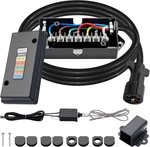Cheemuii 7 Way Trailer Cord And Gang Junction Box Kit With 12V 8 Ft. Fixed Price $41.92.
