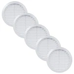 6'' Inch Pack 5 White Soffit Vent Cover Round Air Louver Grill Bui. Fixed Price $57.78.