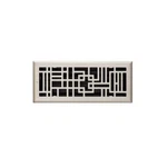 Signature Hardware - Baer Steel Floor Register 4" X 10" Brushed Nickel. Fixed Price $30.00.