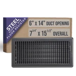 Fits 6X14 14X6 Duct Opening Floor Register With Louvered Design By Handua. Fixed Price $38.48.