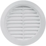 4" White Circular Vent Cover - Louvered Air Duct Register With Mesh Screen. Fixed Price $14.71.