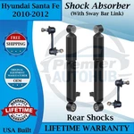 Monroe Oem Rear Shocks W/sway Bar Links For 2010-2012 Hyundai Santa Fe 9YR Warra. Fixed Price $202.28.