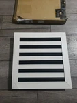 *defect* Buildmart 12X12 Modern Ac Cover - Decorative White Air Vent, Read. Fixed Price $29.99.