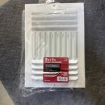 12" 8" 3-WAY Steel Fixed Curved Blade Wall/ceiling Register White. Fixed Price $14.44.