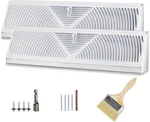Juyo Vonsan 2 Pack 18 Inch Baseboard Register Vent Cover Grill Floor Wall. Fixed Price $63.10.