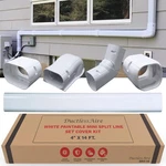 Ductlessaire Mini Split Line Set Cover Kit - Paintable For. Fixed Price $59.30.