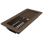 Deflecto Floor Vent Register, 4" X 10", Brown (RGFB104). Fixed Price $19.99.