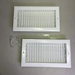 Hart & Cooley (2 Pack) Aluminum Face Fin Vent Cover 12"X6" White A618MS1206W. Fixed Price $26.88.