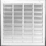 24"X24" Return Air Filter Grille, Steel, White. Fixed Price $70.00.