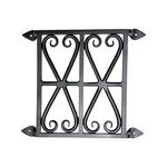 Prima Decorative Speakeasy Grille Hand Forged, Iron, Size 12 X10.5. Fixed Price $86.16.