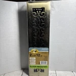 Hampton Bay Classic Scroll 2X12 Steel Floor Register In Antique Brass. Fixed Price $13.99.