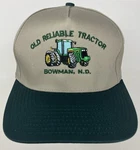 Vintage John Deere Old Reliable Tractor Bowman N.d. Embroidered Snapback Hat. Fixed Price $22.99.