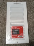 Everbilt 14 By 6 Inch Ceiling & Wall Register White 321177 New. (23. Fixed Price $12.99.