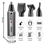 4IN1 Rechargeable Nose Beard Eyebrow Hair Trimmer Men Grooming Kit Home Gift. Fixed Price $13.99.