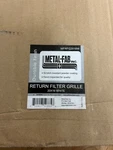 Metal Fab Return Filter Grille. Fixed Price $40.00.