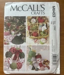 Mccalls Pattern 6453 Christmas Treeskirt Stocking Ornaments Wreath New Uncut. Fixed Price $14.95.