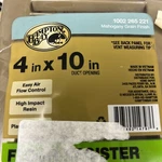 New!! Hampton Bay Faux Wood 4" 10" Plastic Floor Register Mahogany Grain. Fixed Price $45.00.