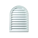 Fypon 22" X 31.5" White Polyurethane Gable Louver, Weather Resistant Vent. Fixed Price $177.06.