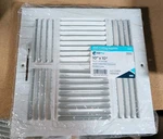 10X10 White Steel Air Vent Cover Wall/ceiling Hvac Register. Fixed Price $16.00.